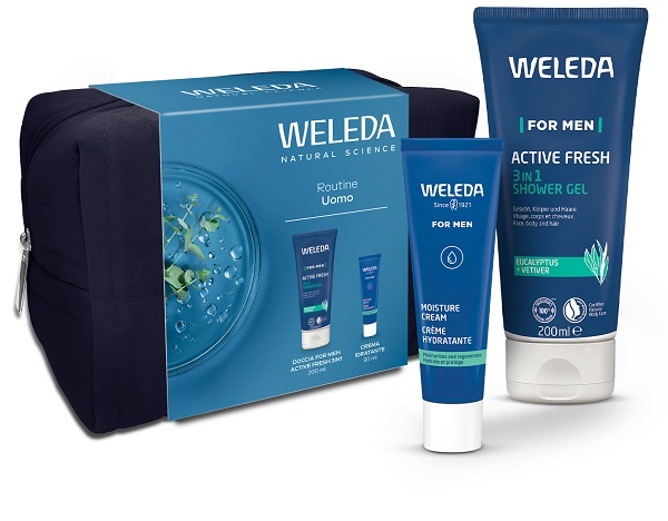 RITUALE UOMO 25 1 DOCCIA MEN ACTIVE FRESH 3IN1 200 ML + 1 CREMA IDRATANTE 30 ML - Fontenova srl