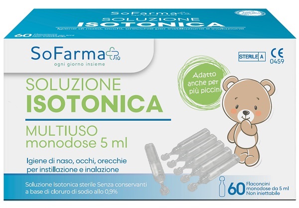 SOLUZIONE SALINA 0,9% 60 FLACONI 5 ML SOFARMAPIU' - Fontenova srl