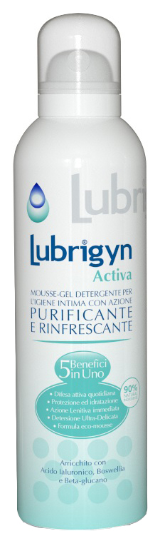 LUBRIGYN ACTIVA MOUSSE-GEL DETERGENTE 150 ML - Fontenova srl