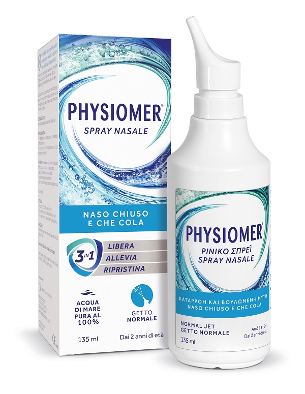SPRAY NASALE PHYSIOMER GETTO NORMALE 135 ML - Fontenova srl