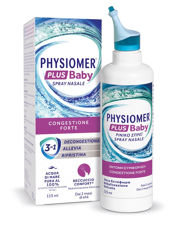 SPRAY NASALE PHYSIOMER PLUS BABY 115 ML - Fontenova srl