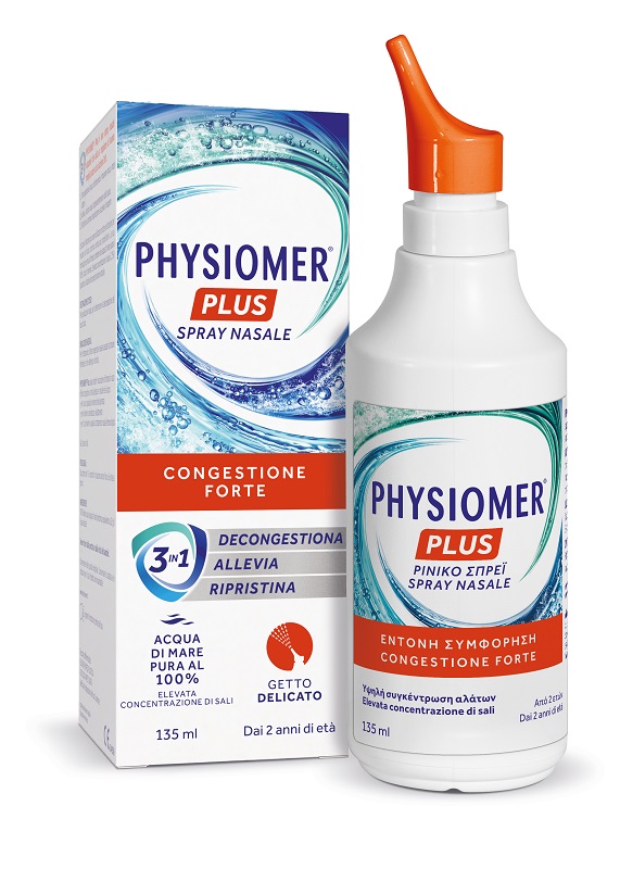 SPRAY NASALE PHYSIOMER PLUS GETTO DELICATO 135 ML - Fontenova srl