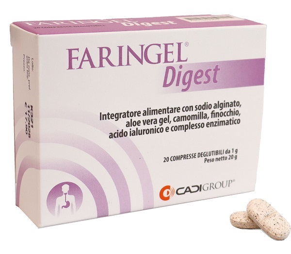 FARINGEL DIGEST 20 COMPRESSE DEGLUTIBILI - Fontenova srl