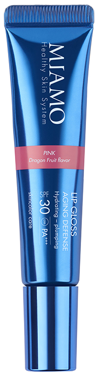 MIAMO SKINCOLOR CARE LIP GLOSS AGING DEFENSE SPF 30+ PINK DRAGON FRUIT FLAVOR 15 ML - Fontenova srl