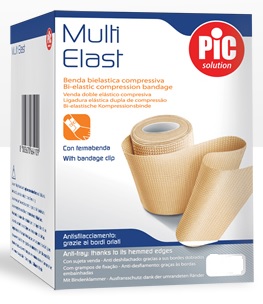 BENDA ELASTICA COMPRESSIVA A LUNGA ESTENSIBILITA' MULTI-ELAST 10 CM X 7 M - Fontenova srl