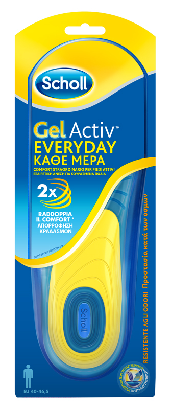 SCHOLL GEL ACTIV EVERYDAY UOMO - Fontenova srl