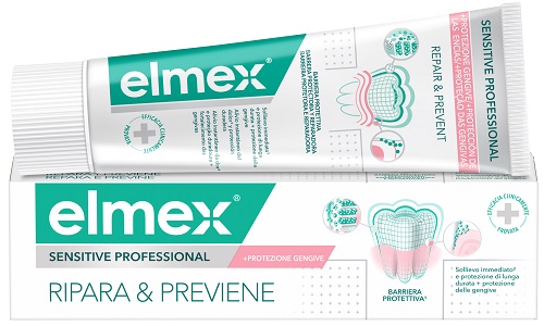DENTIFRICIO ELMEX SENSITIVE RIPARA & PREVIENE 75 ML - Fontenova srl