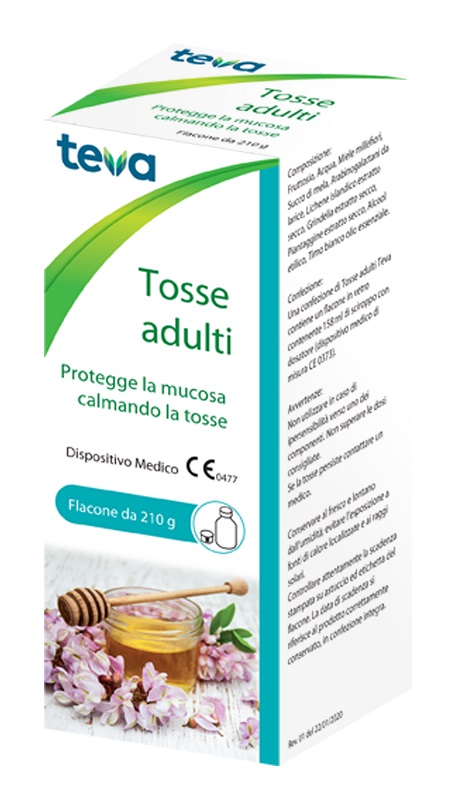 TOSSE ADULTI TEVA SCIROPPO 210 G - Fontenova srl