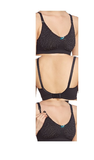 CONFETTI REGGISENO GRAVIDANZA E ALLATTAMENTO M NERO - Fontenova srl