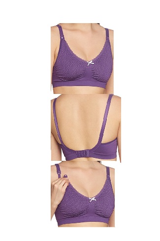 CONFETTI REGGISENO GRAVIDANZA E ALLATTAMENTO XL VIOLA - Fontenova srl