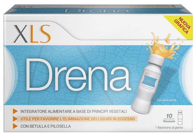 XLS DRENA 10 FLACONCINI X 10 ML - Fontenova srl