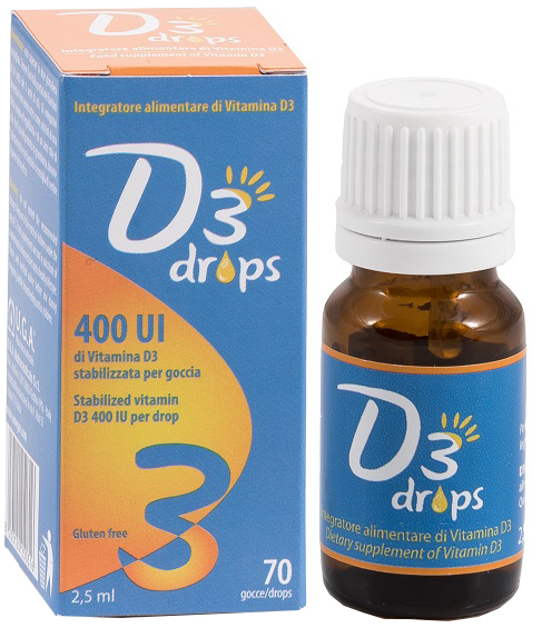 D3 DROPS 400 UI FLACONCINO 2,5 ML - Fontenova srl