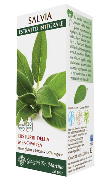SALVIA ESTRATTO INTEGRALE 200 ML - Fontenova srl