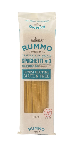 RUMMO SPAGHETTI N3 DI RISO INTEGRALE E MAIS 400 G - Fontenova srl