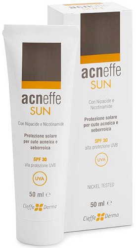 ACNEFFE SUN SPF 30 ALTA PROTEZIONE UVB PER CUTE ACNEICA E SEBORROICA 50 ML - Fontenova srl