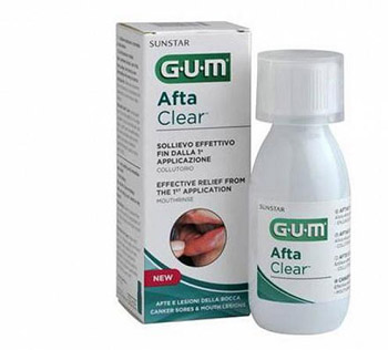 GUM AFTACLEAR RINSE 120 ML COLLUTORIO - Fontenova srl