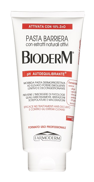 BIODERM PASTA BARRIERA TRASPIRANTE PH AUTOEQUILIBRANTE CON 10% ZINCO 300 ML - Fontenova srl