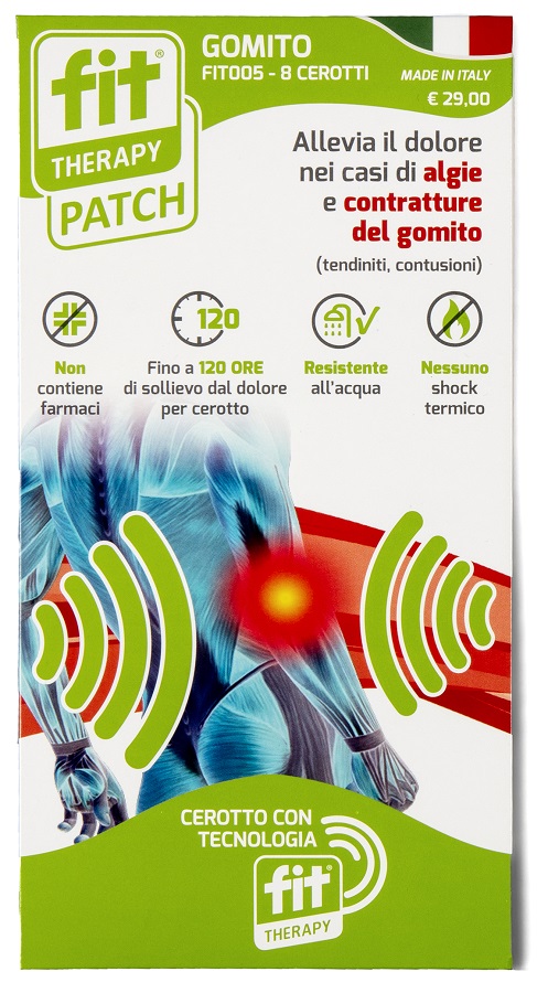 CEROTTO FIT THERAPY GOMITO 8 PEZZI - Fontenova srl
