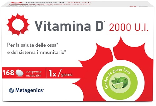 VITAMINA D 2000 UI 168 COMPRESSE MASTICABILI - Fontenova srl