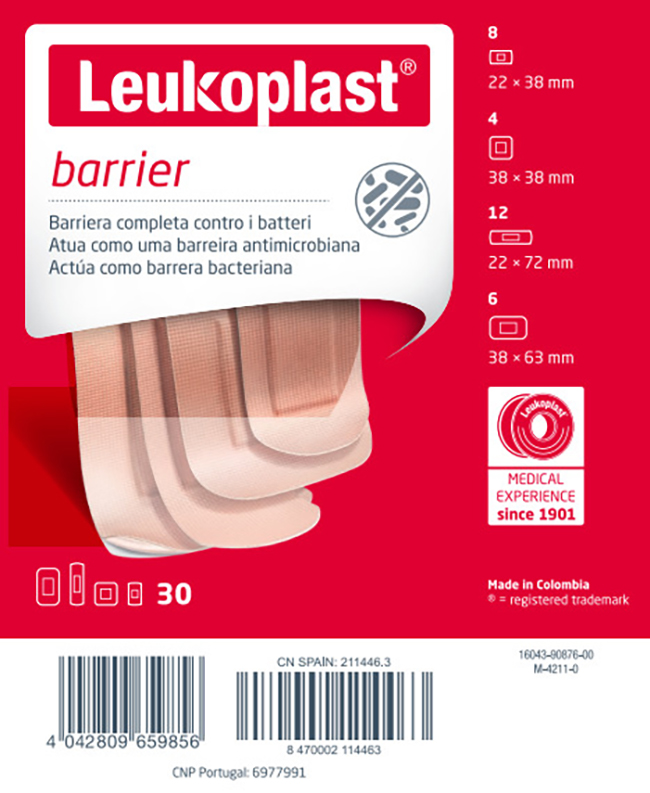 LEUKOPLAST BARRIER 30 PEZZI ASSORTITI - Fontenova srl