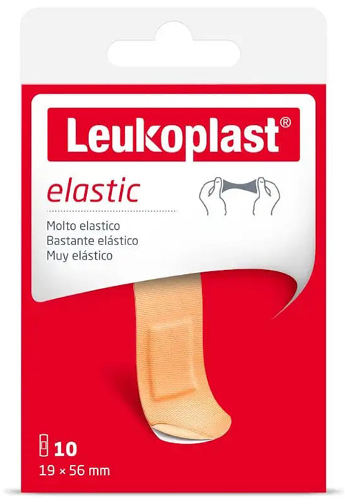 LEUKOPLAST ELASTIC 56X19 10 PEZZI - Fontenova srl