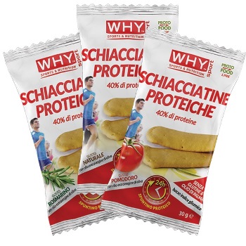 WHYNATURE SCHIACCIATINE PROTEICHE ROSMARINO 30 G - Fontenova srl