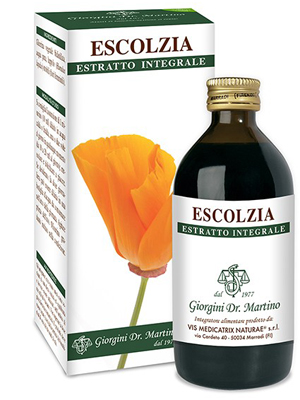 ESCOLZIA ESTRATTO INTEGRALE 200 ML - Fontenova srl