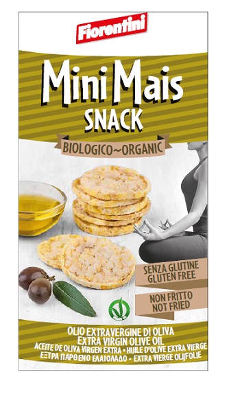 BIO MINI SNACK GALLETTE DI MAIS ALL'OLIO EXTRAVERGINE D'OLIVA 50 G - Fontenova srl