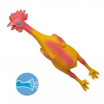 GIOC LATEX POLLO GRANDE 52CM - Fontenova srl