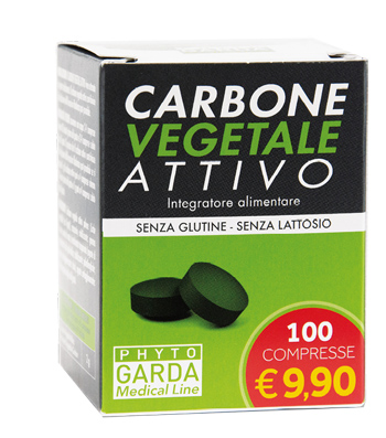 CARBONE VEGETALE ATTIVO 100 COMPRESSE - Fontenova srl