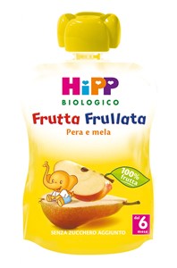 HIPP BIO FRUTTA FRULLATA PERA MELA 90 G - Fontenova srl
