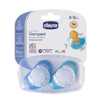 CHICCO SUCCHIETTO COMPACT BOY S6-16 MESI 2 PEZZI - Fontenova srl