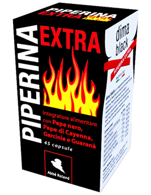 PIPERINA EXTRA DIMA BLACK 45 CAPSULE - Fontenova srl