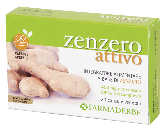 ZENZERO ATTIVO 30 CAPSULE VEGETALI - Fontenova srl