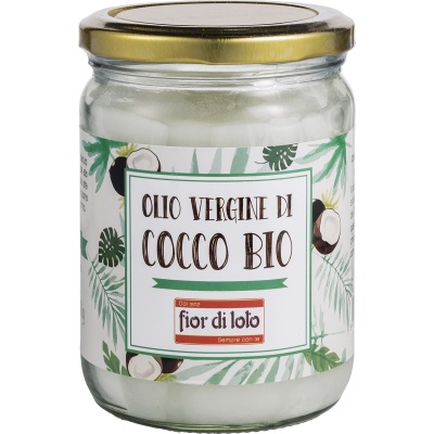 FIOR DI LOTO OLIO VERGINE DI COCCO BIO 450 ML - Fontenova srl