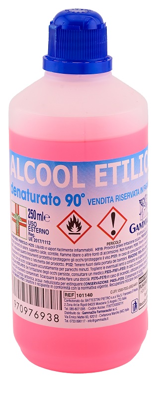 ALCOOL ETILICO DENATURATO 90 GRADI 250 ML - Fontenova srl