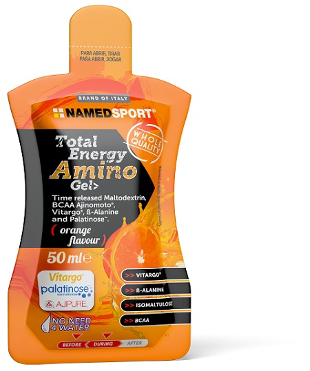 TOTAL ENERGY AMINO GEL ORANGE FLAVOUR 50 ML - Fontenova srl