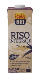 ISOLABIO BEVANDA DI RISO INTEGRALE 1 L - Fontenova srl