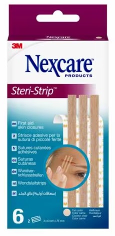 CEROTTO PER SUTURA STERI STRIP SKIN 6X75 MM 6 STRISCE - Fontenova srl