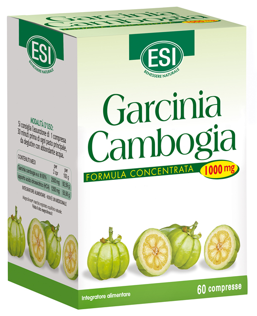 ESI GARCINIA CAMBOGIA 1000 MG 60 COMPRESSE - Fontenova srl