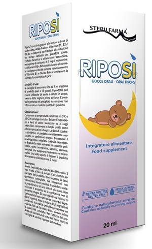 RIPOSI' NOTTE GOCCE ORALI 20 ML - Fontenova srl