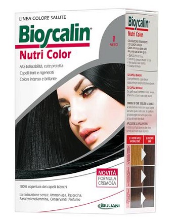 BIOSCALIN NUTRI COLOR 1 NERO SINCROB 124 ML - Fontenova srl