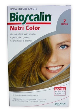 BIOSCALIN NUTRI COLOR 7 BIONDO SINCROB 124 ML - Fontenova srl