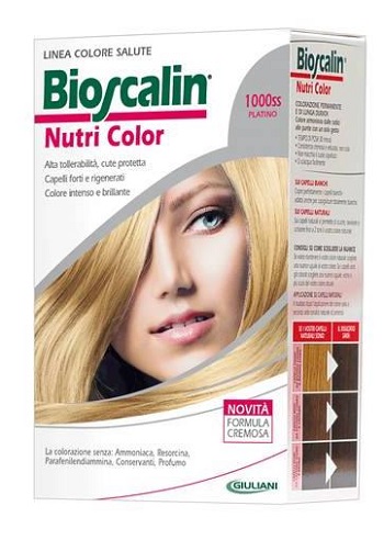 BIOSCALIN NUTRI COLOR 1000SS PLATINO SINCROB 124 ML - Fontenova srl