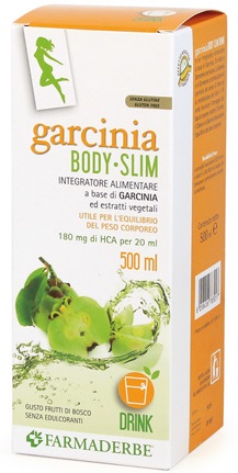 GARCINIA BODY SLIM GUSTO FRUTTI DI BOSCO 500 ML - Fontenova srl