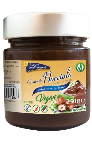PIACERI MEDITERRANEI CREMA NOCCIOLA 250 G - Fontenova srl