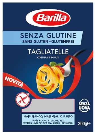 BARILLA TAGLIATELLE DI MAIS BIANCO MAIS GIALLO E RISO SENZA GLUTINE 300 G - Fontenova srl