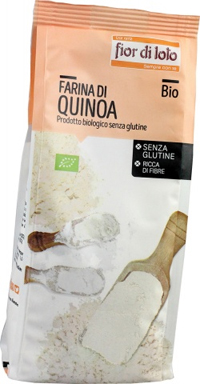 FARINA QUINOA SENZA GLUTINE BIO 375 G - Fontenova srl