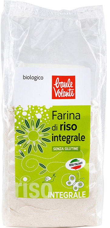 FARINA RISO INTEGRALE SENZA GLUTINE BIO 375 G - Fontenova srl