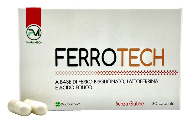 FERROTECH 30 CAPSULE DA 550MG - Fontenova srl
